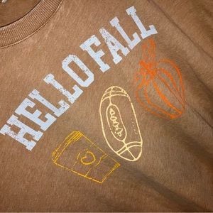 Fall cropped shirt Youth X-Large